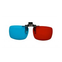 3D bril rood/cyaan Clip-on