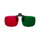 3D Bril Groen/Magenta Clip-on